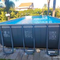 Intex piscina rettangolare ultra xtr frame 