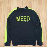 Felpa MEED MILANO Girocollo Nero & Verde  taglia M