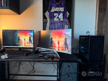 🔥 PC GAMING COMPLETO + DOPPIO MONITOR (ULTRAWIDE)