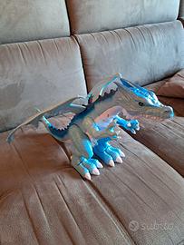 Robot  alive drago blu con suoni e si muove
