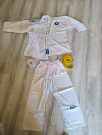 Kimono costume da jiu jitsu + 2 cinture 