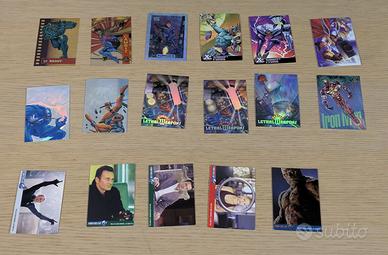Lotto 17 tradind card Marvel Varie