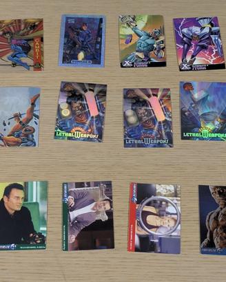 Lotto 17 tradind card Marvel Varie