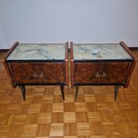 Coppia comodini modernariato anni '50