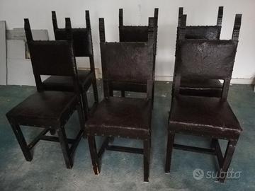 Mobili Antichi Sedie Stile Fratino Grande Tavolo Fratino Antico