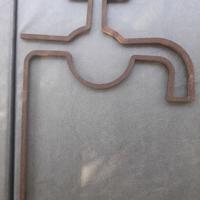 rubinetto artistico in ferro ornamento giardino