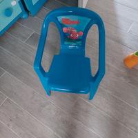 sedia gioco in plastica Nemo