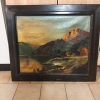 quadro  paesaggio vintage 