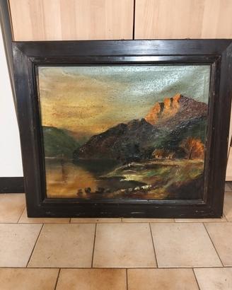 quadro  paesaggio vintage 