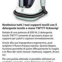 Koenig Pulitore smacchiatore TWT77 per tessuti