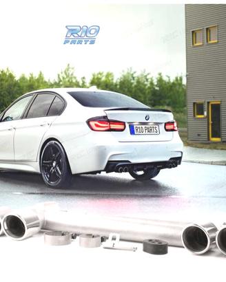 SISTEMA DI SCARICO BMW F30 F31 LOOK M DOPPIO