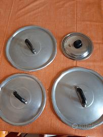 coperchi alluminio e acciaio