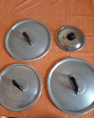 coperchi alluminio e acciaio