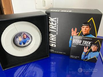 Oncia .Argento 999 del 2015  - SPOCK - STAR TREK
