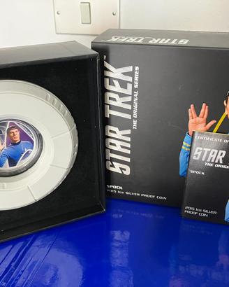 Oncia .Argento 999 del 2015  - SPOCK - STAR TREK