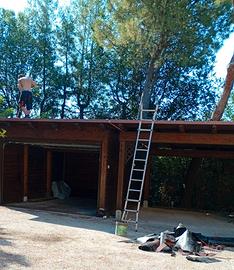 2 strutture (Carport / Garage) in abete lamellare