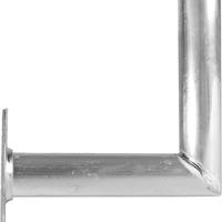 Coppia di staffe da parete in alluminio x antenne
