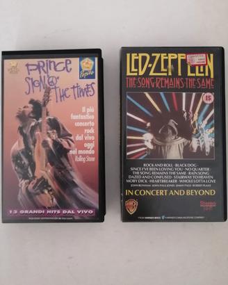 VHS Prince/ Led Zeppelin 