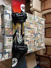 Tavola da snowboard Rossignol 154 cm con attacchi