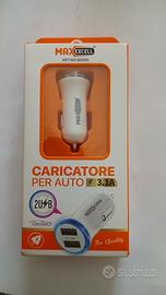 caricabatterie per auto da 3.1A con 2 porte USB 