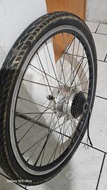 ruota posteriore con motore 24v 