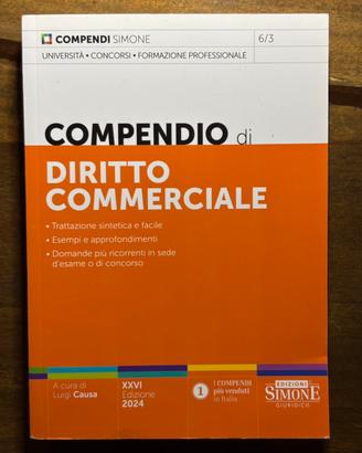 Compendio di diritto commerciale- Simone 2024