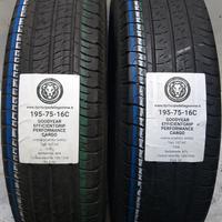 2 GOMME 195 75 16C GOODYEAR A64962