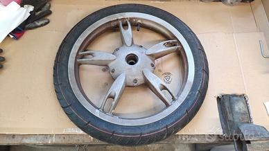 Ruota posteriore completa scarabeo 50 4t 2007