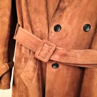 Soprabito in vera pelle di camoscio