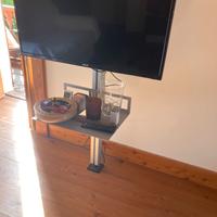 Piantana porta tv con mensole