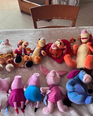 vari peluches disney