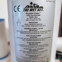 pompa filtro per piscina 