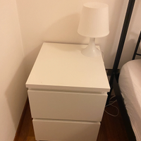 Comodino bianco IKEA