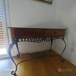 Consolle legno e ferro