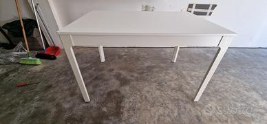 Tavolo da cucina/soggiorno bianco allungabile