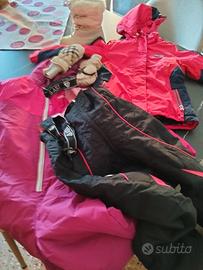 Abbigliamento montagna bimba 2/5 anni