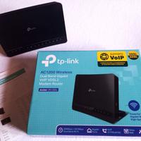 Router TP – LINK Modem: ADSL - FIBRA - TEL. FISSO