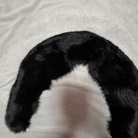 Collo di pelliccia volpe nera