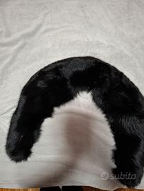 Collo di pelliccia volpe nera