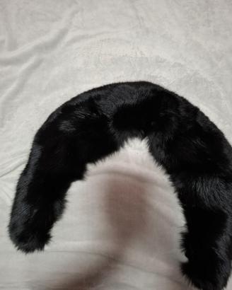 Collo di pelliccia volpe nera