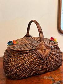 Valigia ceste in vimini