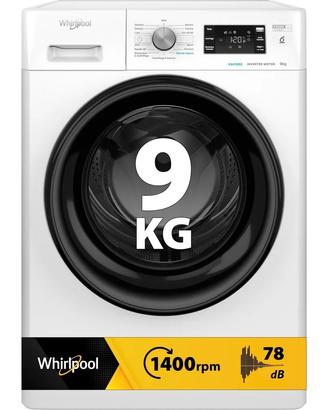 WHIRLPOOL LAVATRICE 9 KG NUOVA VAPORE CLASSE A