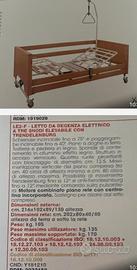 Letto ortopedico elettrico