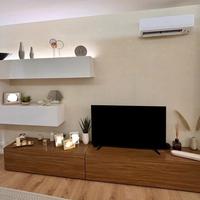 Parete attrezzata moderna (moduli bassi + pensili)