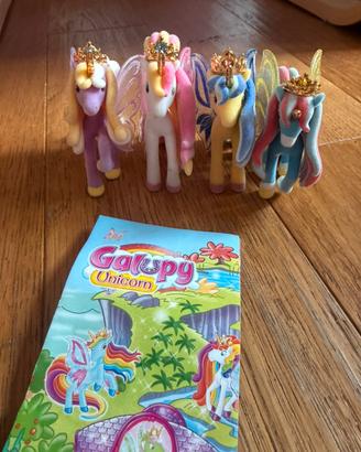 Set di 4 unicorni Craze Galupi