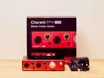Scheda audio Focusrite Clarett 2Pre