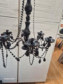 lampadario deco' vetro/ferro 