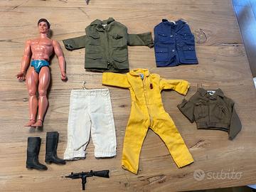 BIG JIM SPORTIVO N. 9615 MATTEL 1984 + ABITI