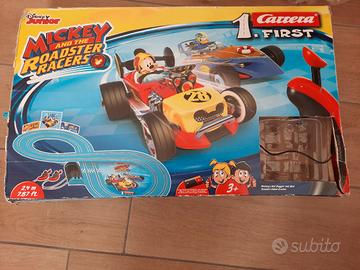 Pista Mickey Mouse fun race Topolino Paperino