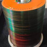 100 CD R 700mb Top Performance arancioni/rossi